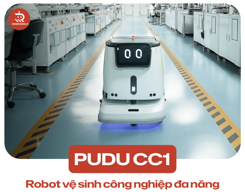 Robot vệ sinh công nghiệp 4in1: Sạch đột phá, x5 hiệu suất cho nhà máy