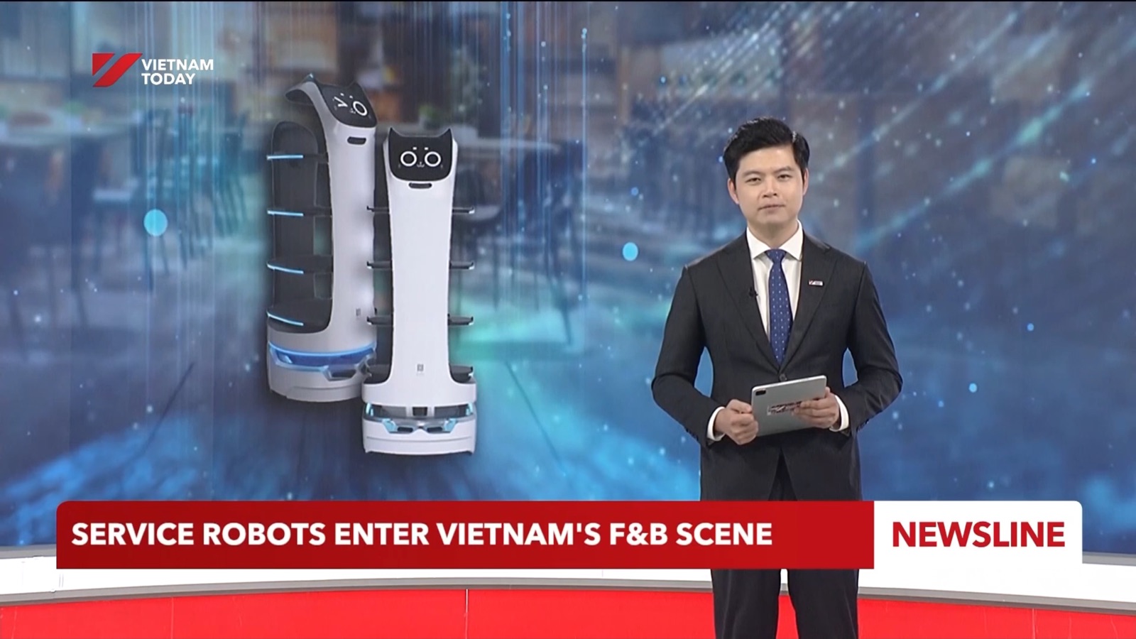Roboworld lên sóng Vietnam Today: Khi robot bước vào nhà hàng Việt