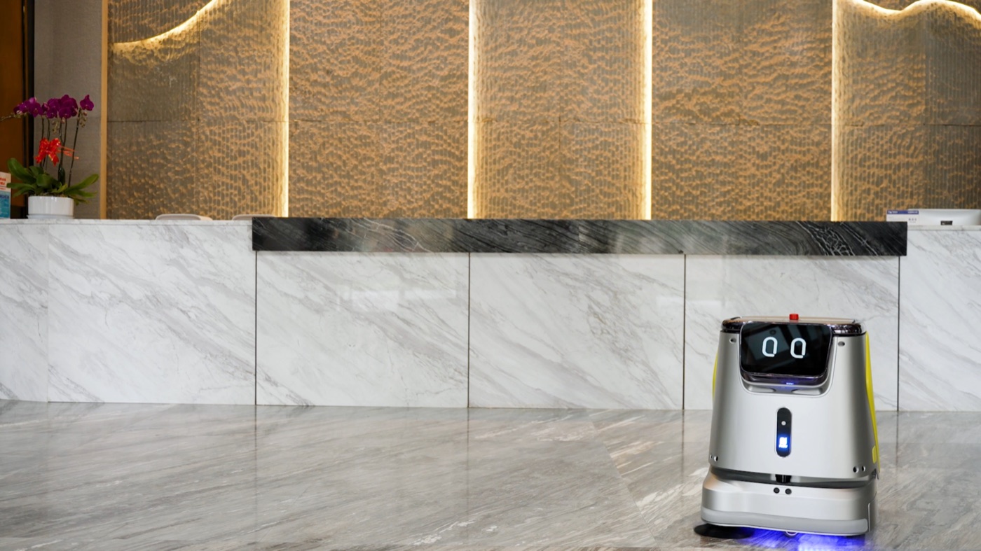 PUDU CC1 — Robot vệ sinh 4-trong-1 cho tòa nhà, khách sạn: đánh giá & thông số